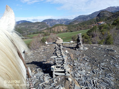 land art et vue sur le Champsaur