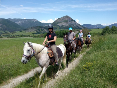 Balade a cheval autour de Breziers