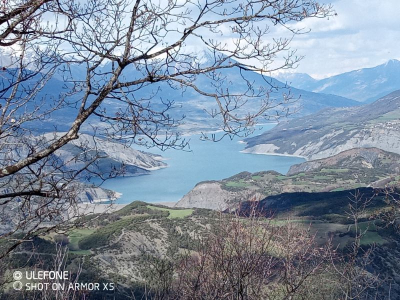 randonnée equestre avec vue sur Serre Poncon